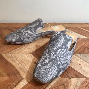 Dolce Vita | NEW Bree Gray Snake Embossed Mule